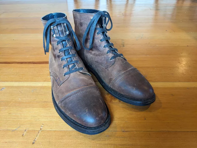 Anybody else like to try less conventional ways to lace up? by lurkosaur