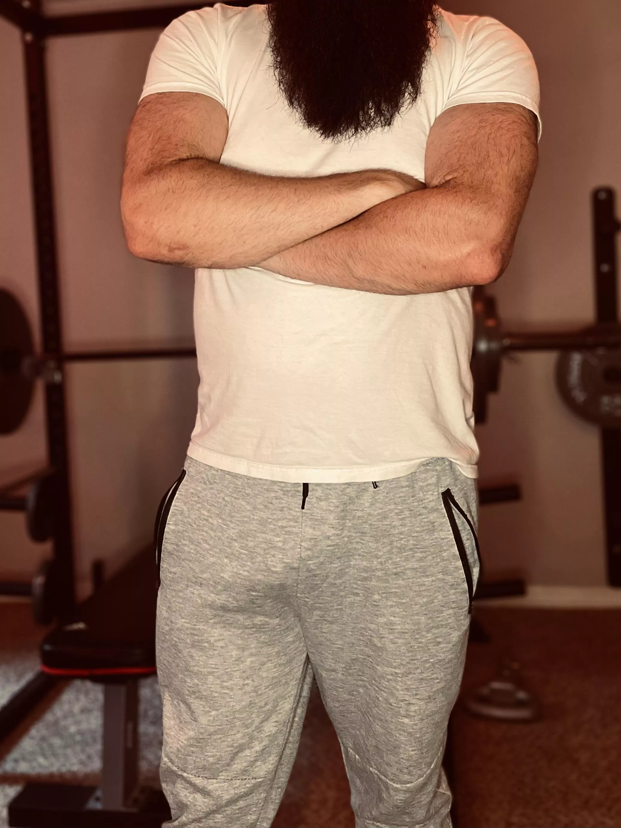 Forearms ✅, Porn? Definitely maybe 💪 posted by DadBodFromWish