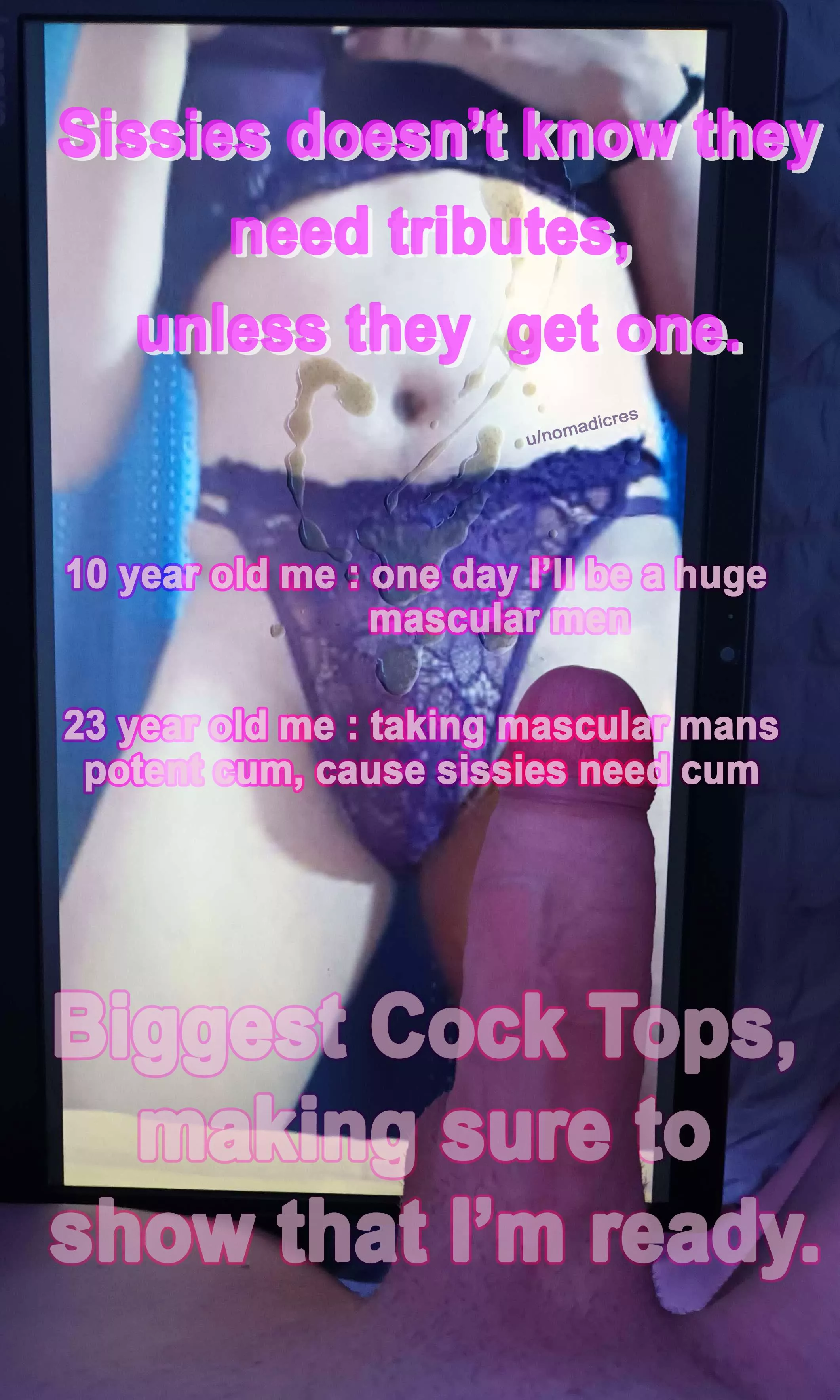 good sissy bois are always ready. posted by nomadicres