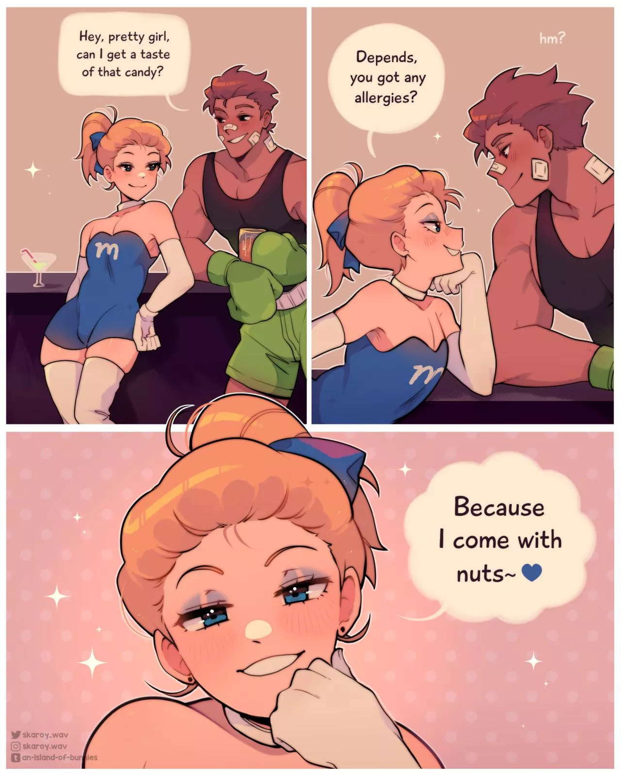 he comes with nuts (skaroy) posted by BigMilfyGothFuta