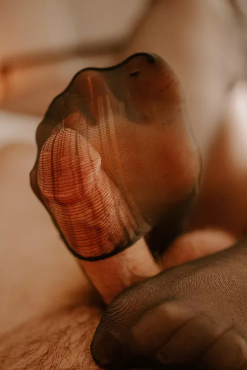 I enjoy taking photos of my wife giving me footjobs. by CuddlyPraireDog