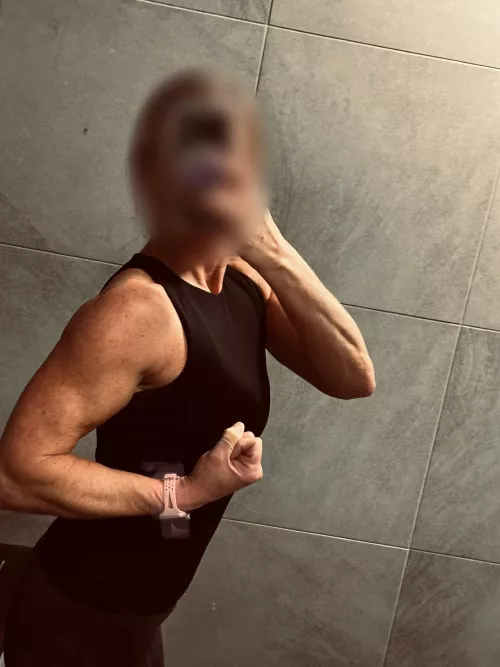 Is 46 (F) to old to have her guns 💪 out, when suns 🌞 out? by Upset-Salt-5025