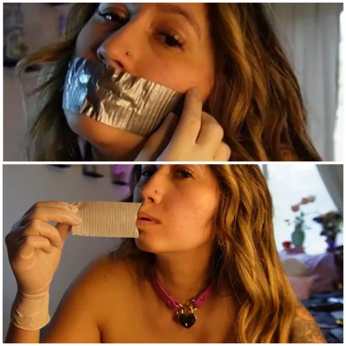 It’s hot seeing the tape glued to @Lunarose9292 ‘s lips 🥵🥵🥵 by OutsidersWRLD