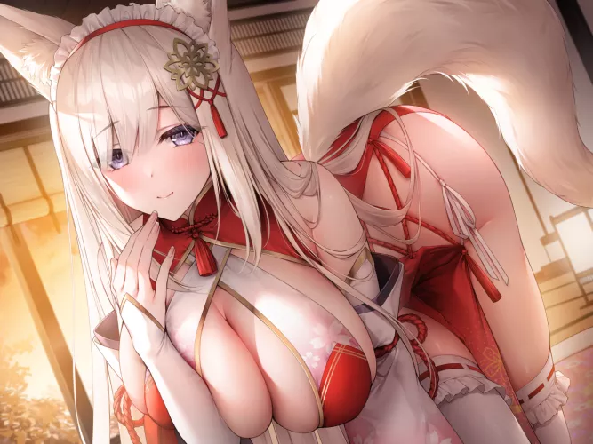 Kitsune [Artist's Original] by xSaviour_N