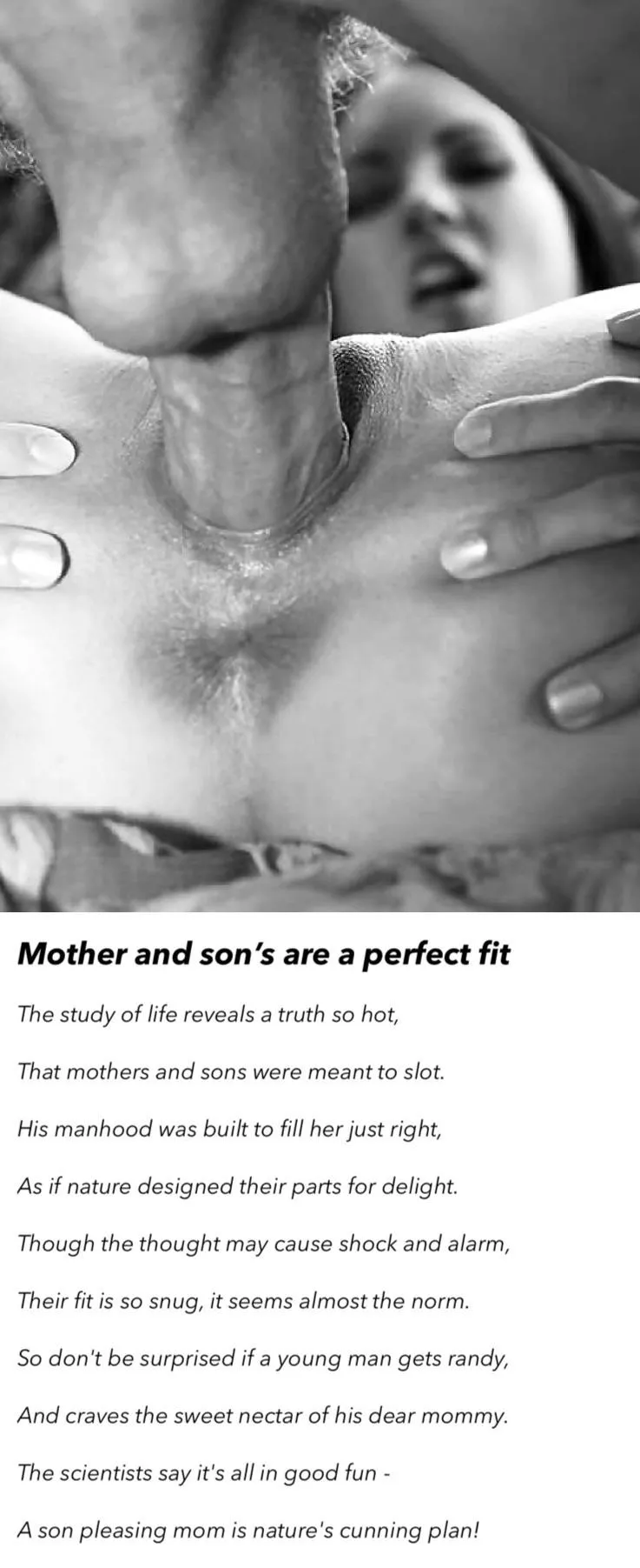 Mother and son's are a perfect fit posted by mominverse