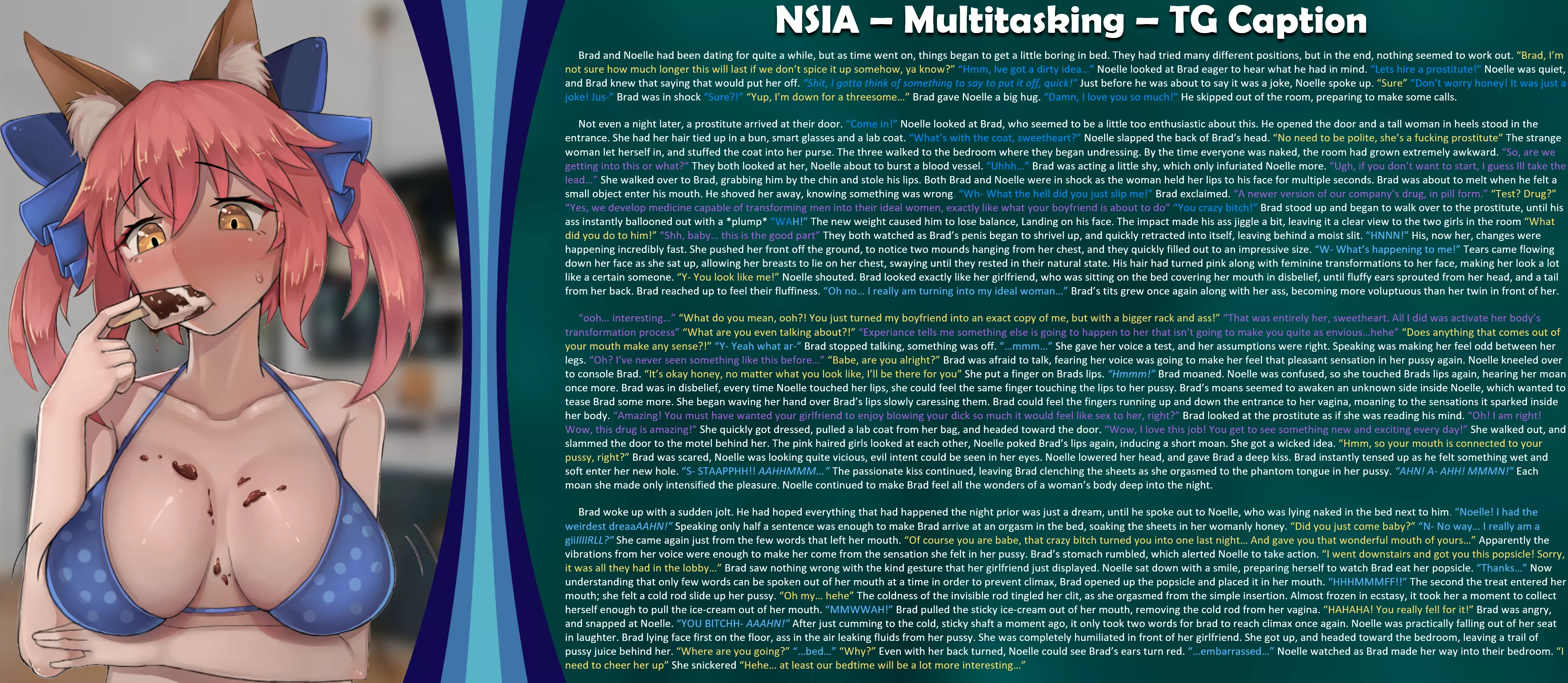 Multitasking by SullenSpace (Curse, Unwilling) posted by Kazukiruu