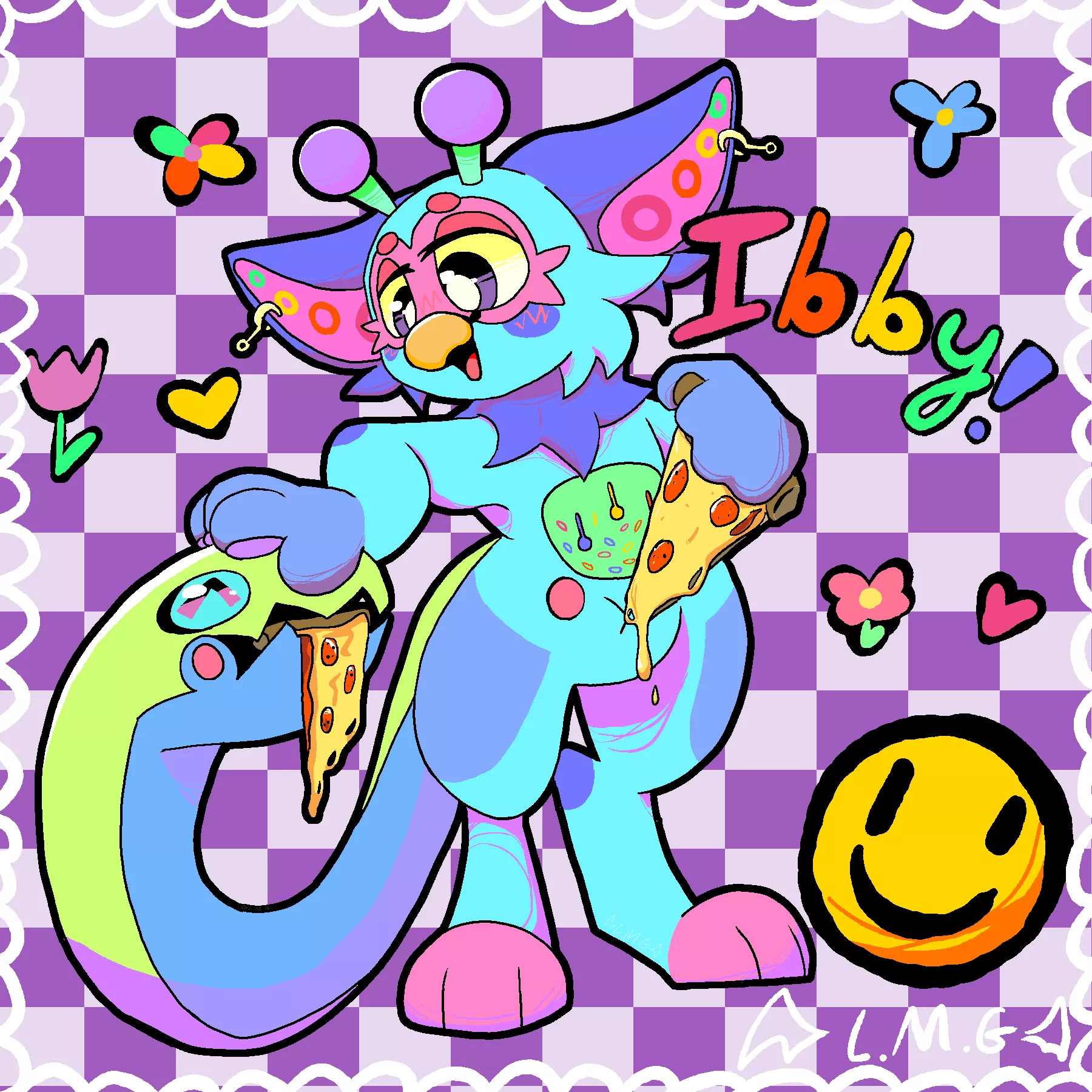 My girl ibby I drew!! posted by lolothatweirdnugget