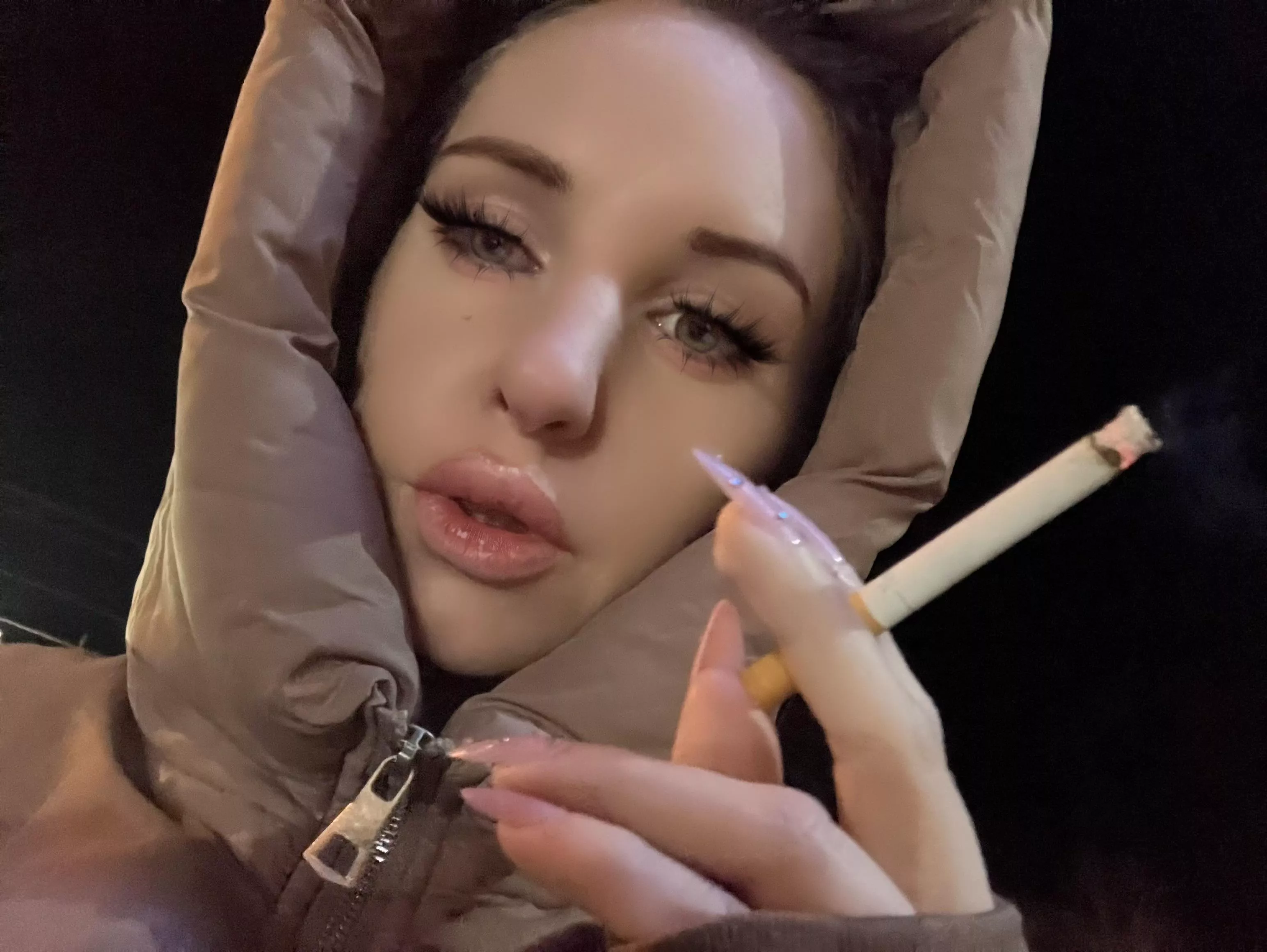 No matter how cold it is I still need my smoke !! posted by Miss-marilyn-23