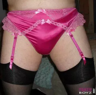 Pink satin panty bulge posted by Mission-Finish-8653