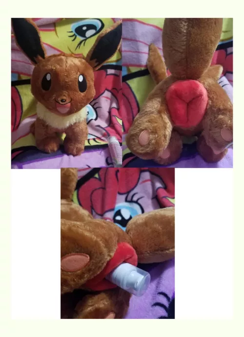 Recently commissioned NSFW fuckable female feral Pokemon eeveelution Eevee with useable canine pussy/cookie [F] (Furrysale) by Horror_Biscotti_250