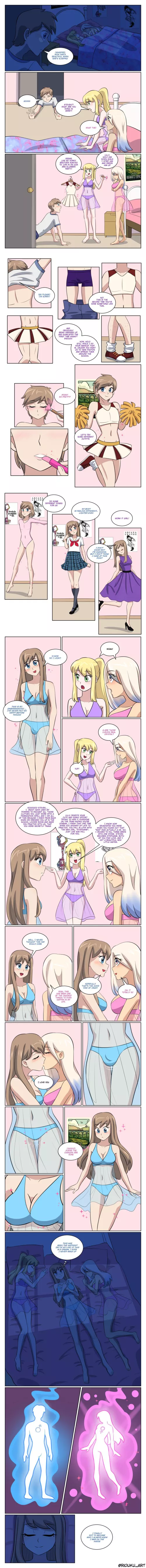 Releasing the girl within- TG Comic- By Ascubis by Feisty_Respect_3267