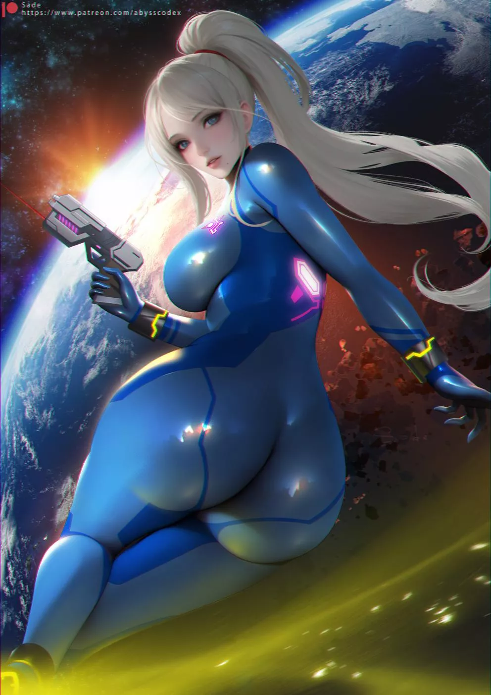 Sexy Zero suit artwork by (Sade Abyss) posted by DOA-FAN