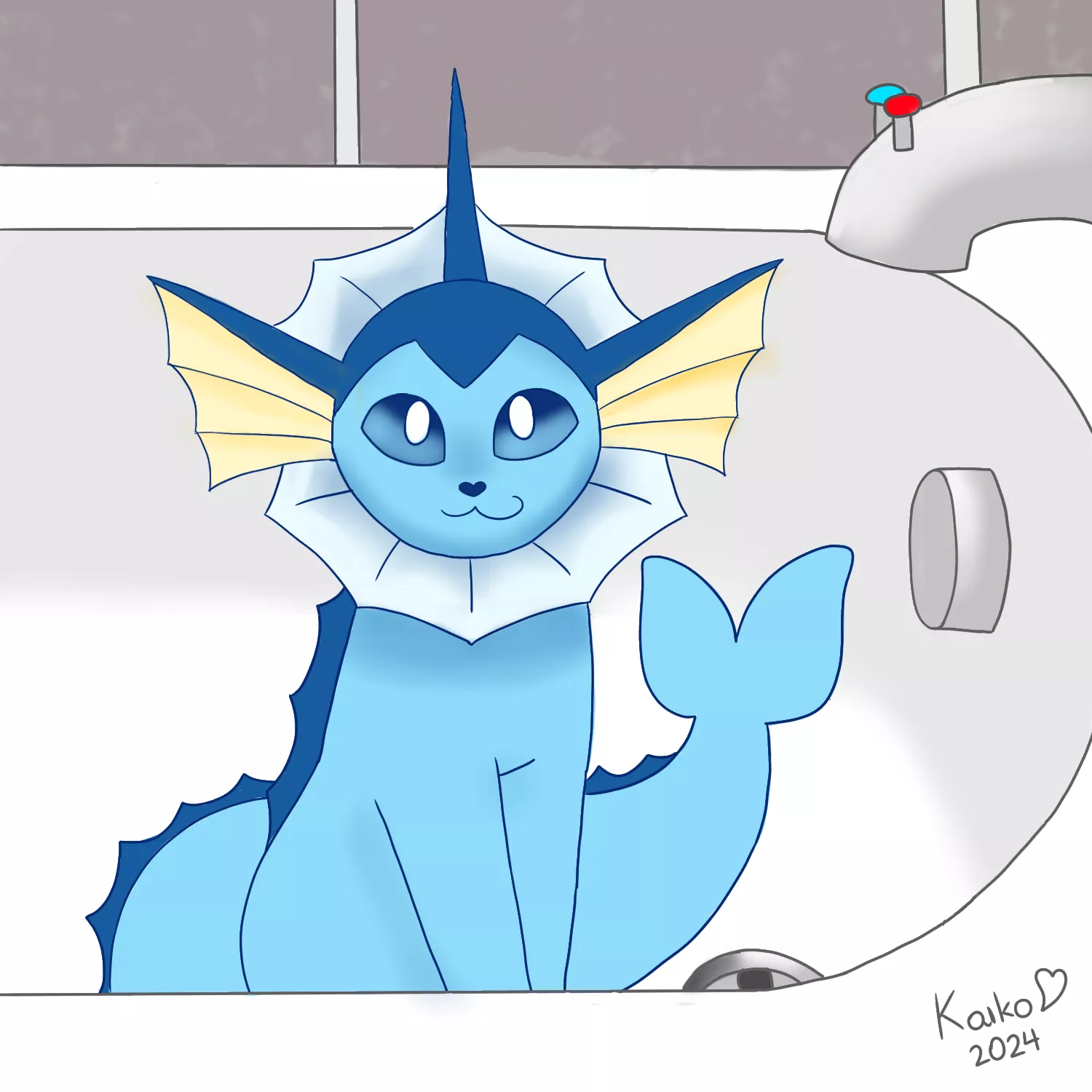 She's asking for a bath! (Art by me) posted by ItalianFurry