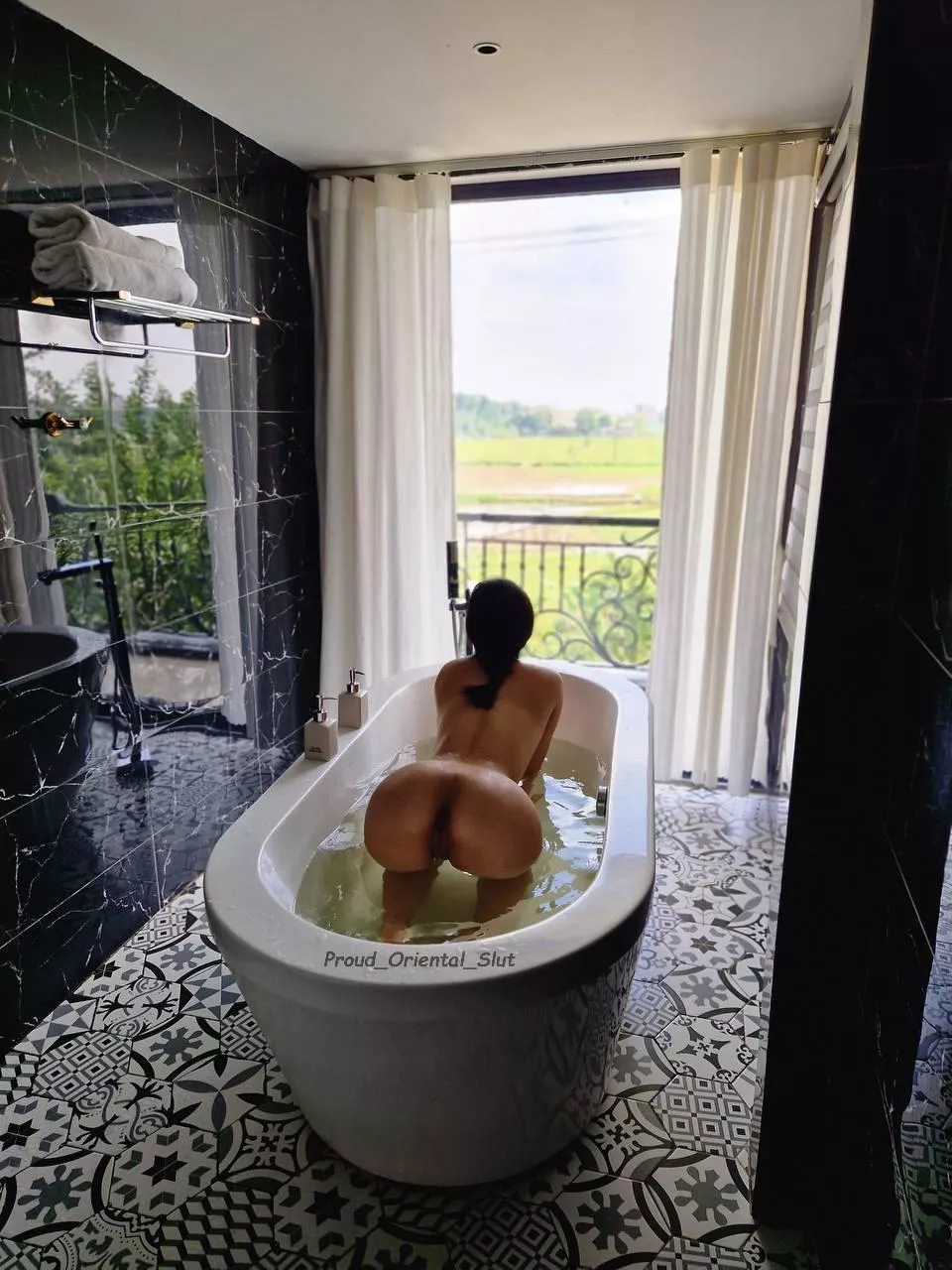 Sneak up behind me and enjoy the view posted by proud_oriental_slut