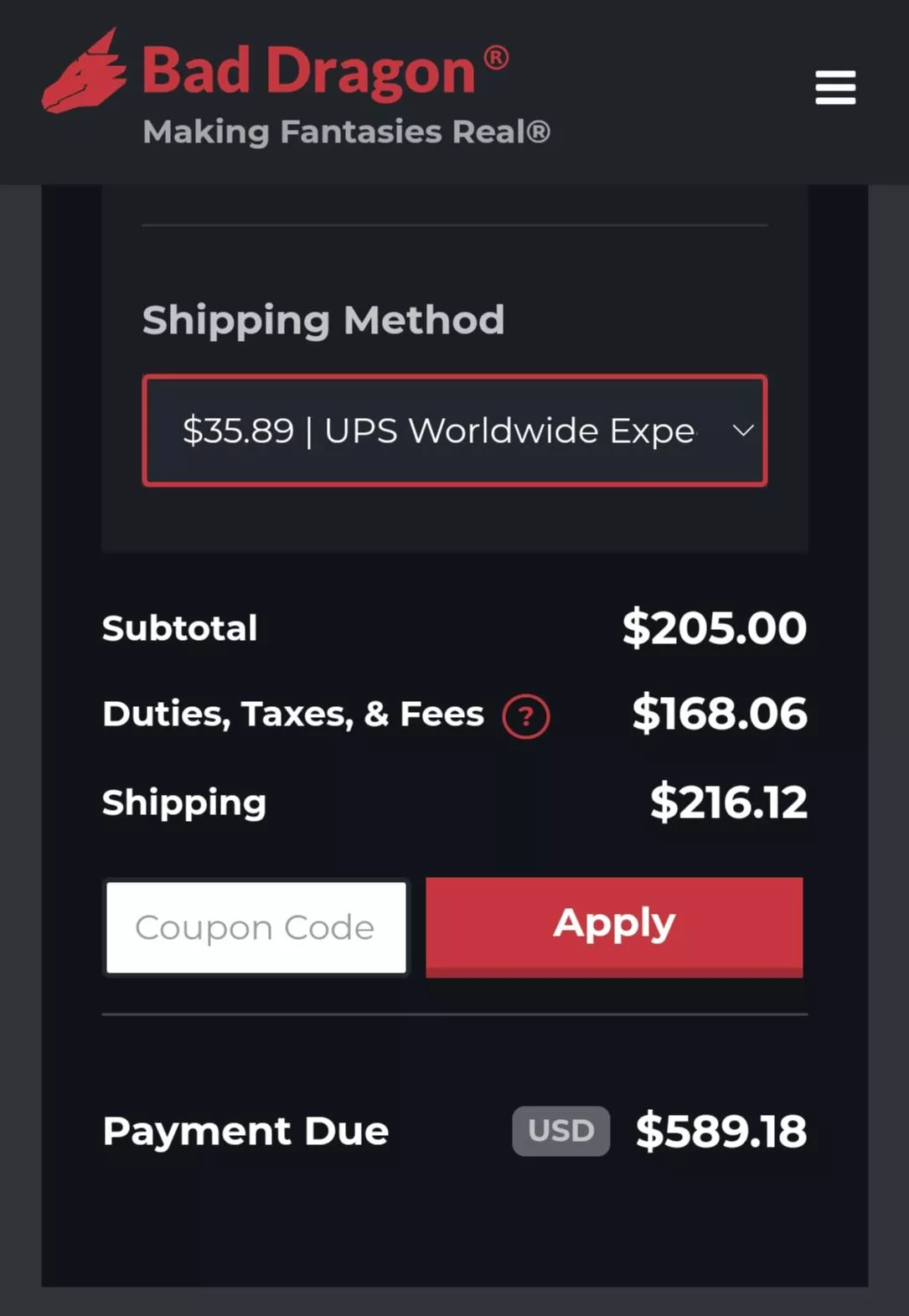 This is the highest shipping price I've ever seen posted by lasserna