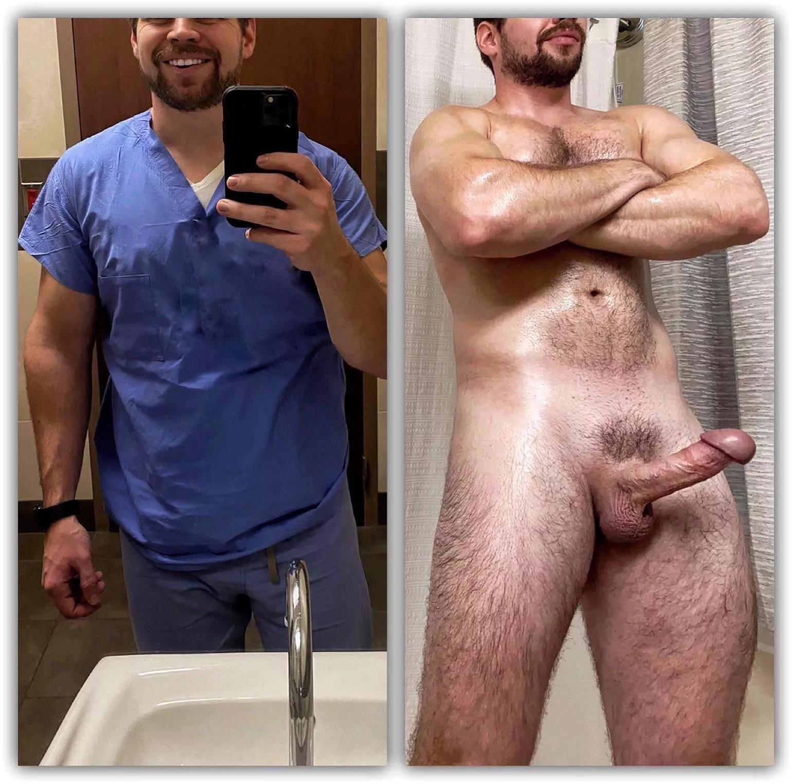 What patients see vs. what y’all get to see😏 posted by nerdyone13_1