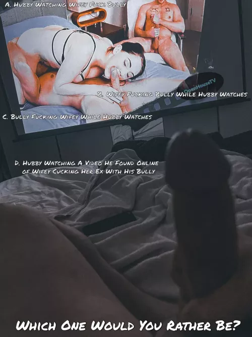 Which one do you want to be? A, B, C, or D? by OpenHouseXXX