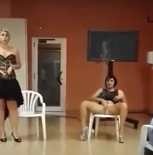 Women attending a class on how to squirt. by Deathrider66