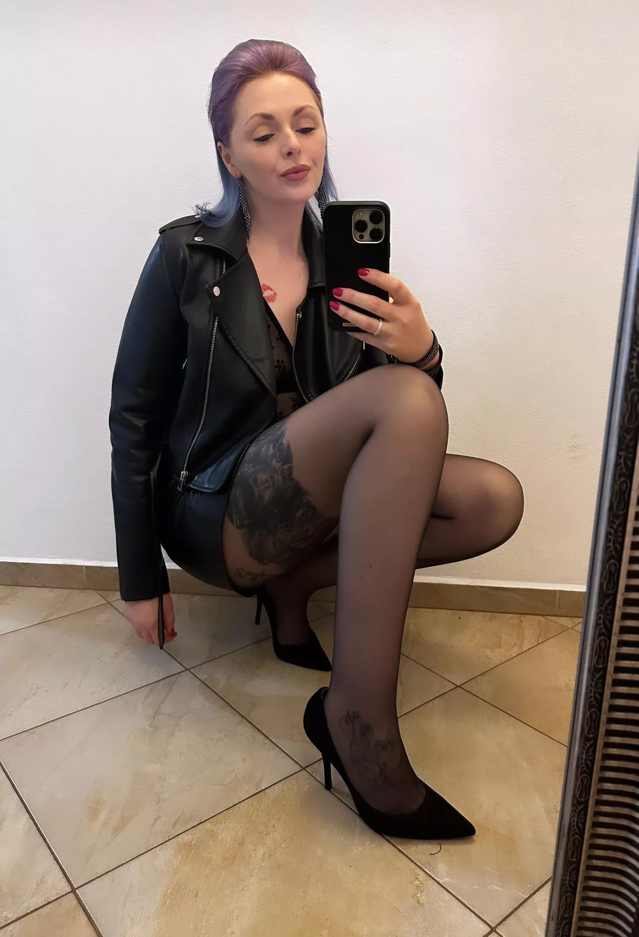 Classic black stiletto posted by theinkedsiren1