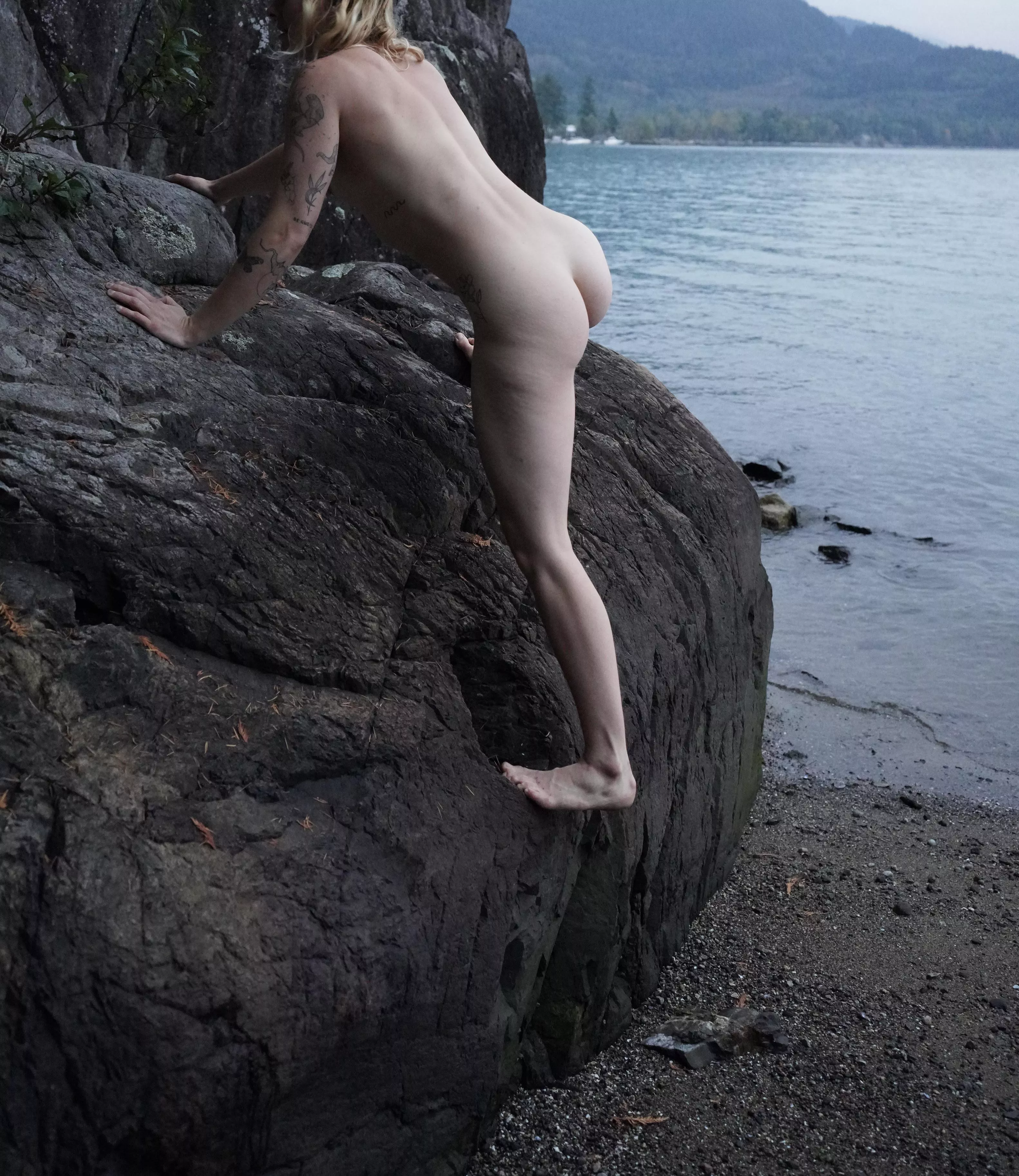 Find a rock, climb a rock naked posted by spicyforestnymph