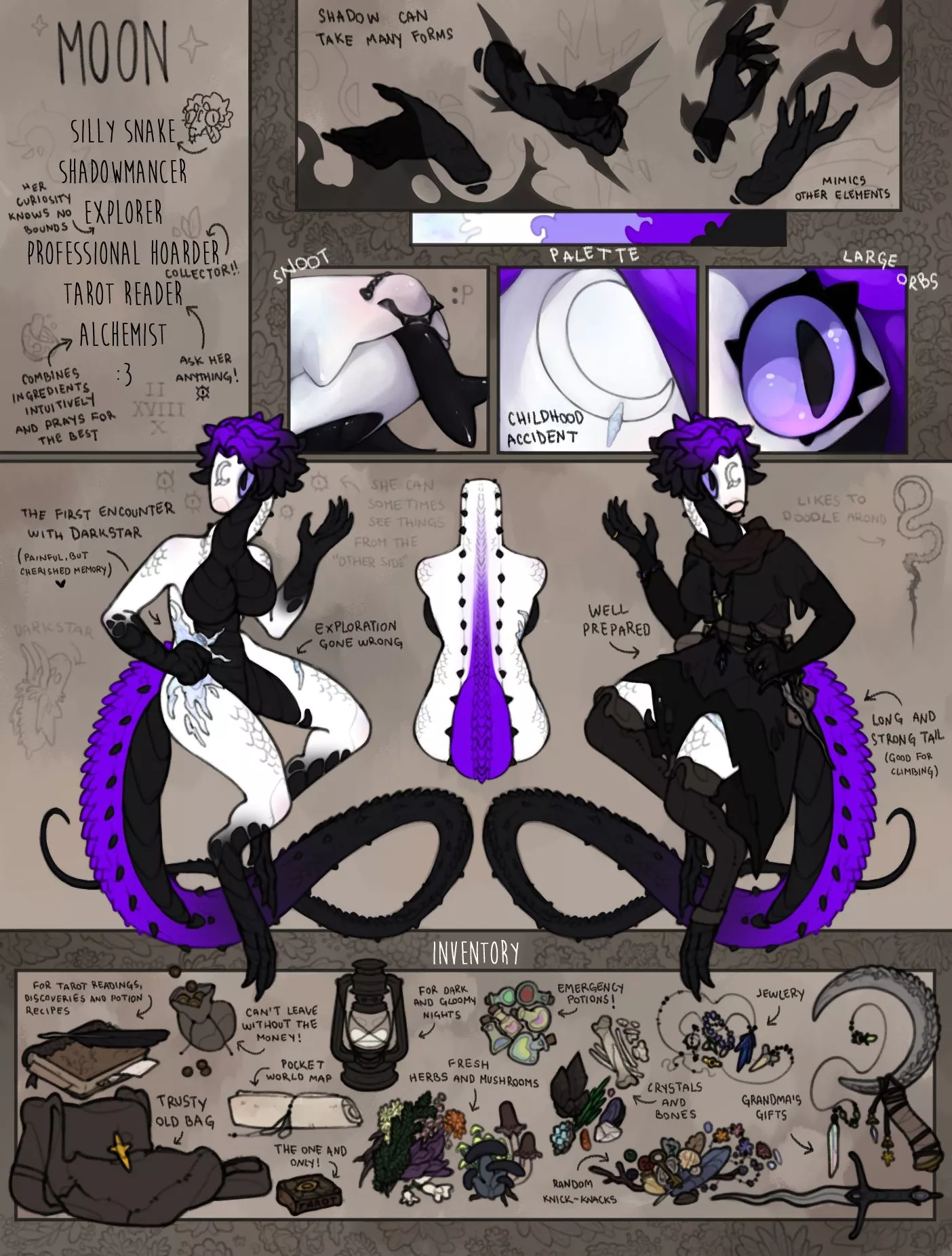 Gave her a little redesign :3 posted by MoonieTheCatt