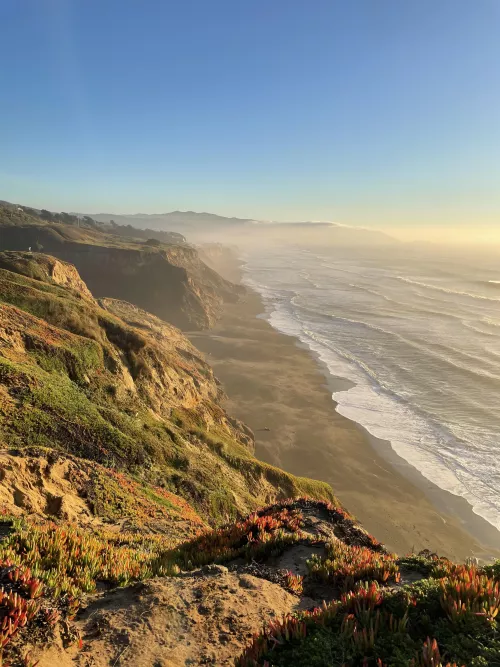 Golden sunset in Pacifica by Queasy-Car-5715
