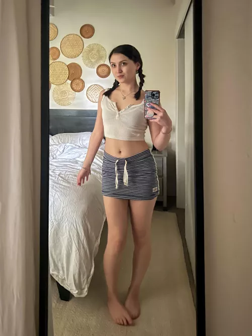 how’s my beach outfit? by petitebabydaisy