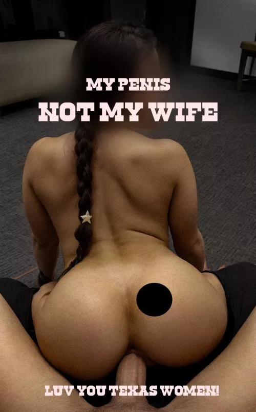 My Penis - Not my wife. Throwback to 1,5 year ago, while traveling to Texas, I met this amazing wife. by Fun-Negotiation7583