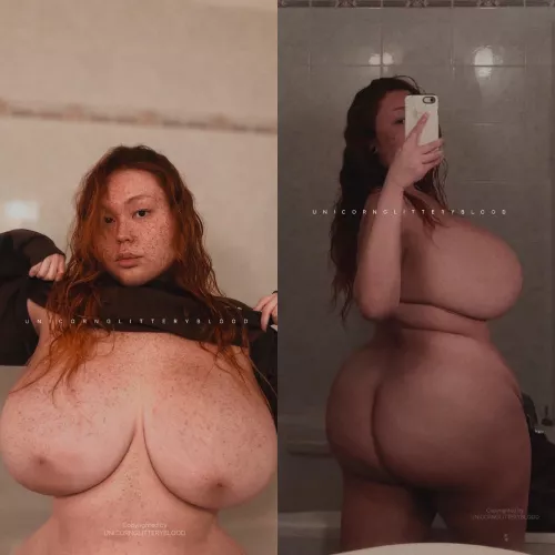 [OC] everything i eat goes straight to my booty and tits, a win? by Unicornglitteryblood