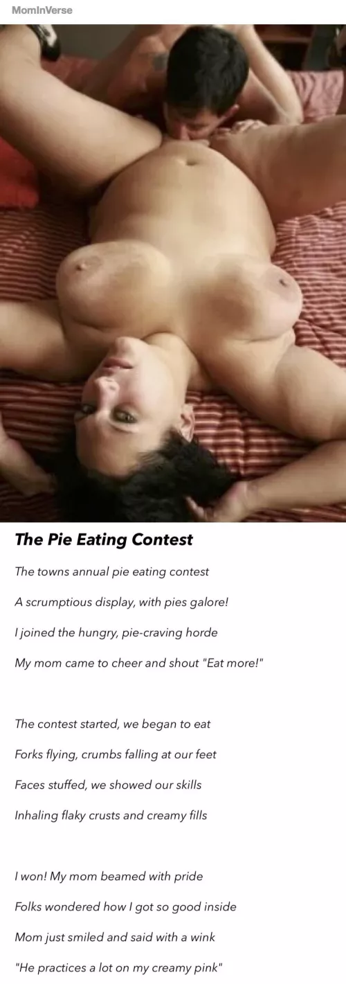 [POEM] The Pie Eating Contest by mominverse