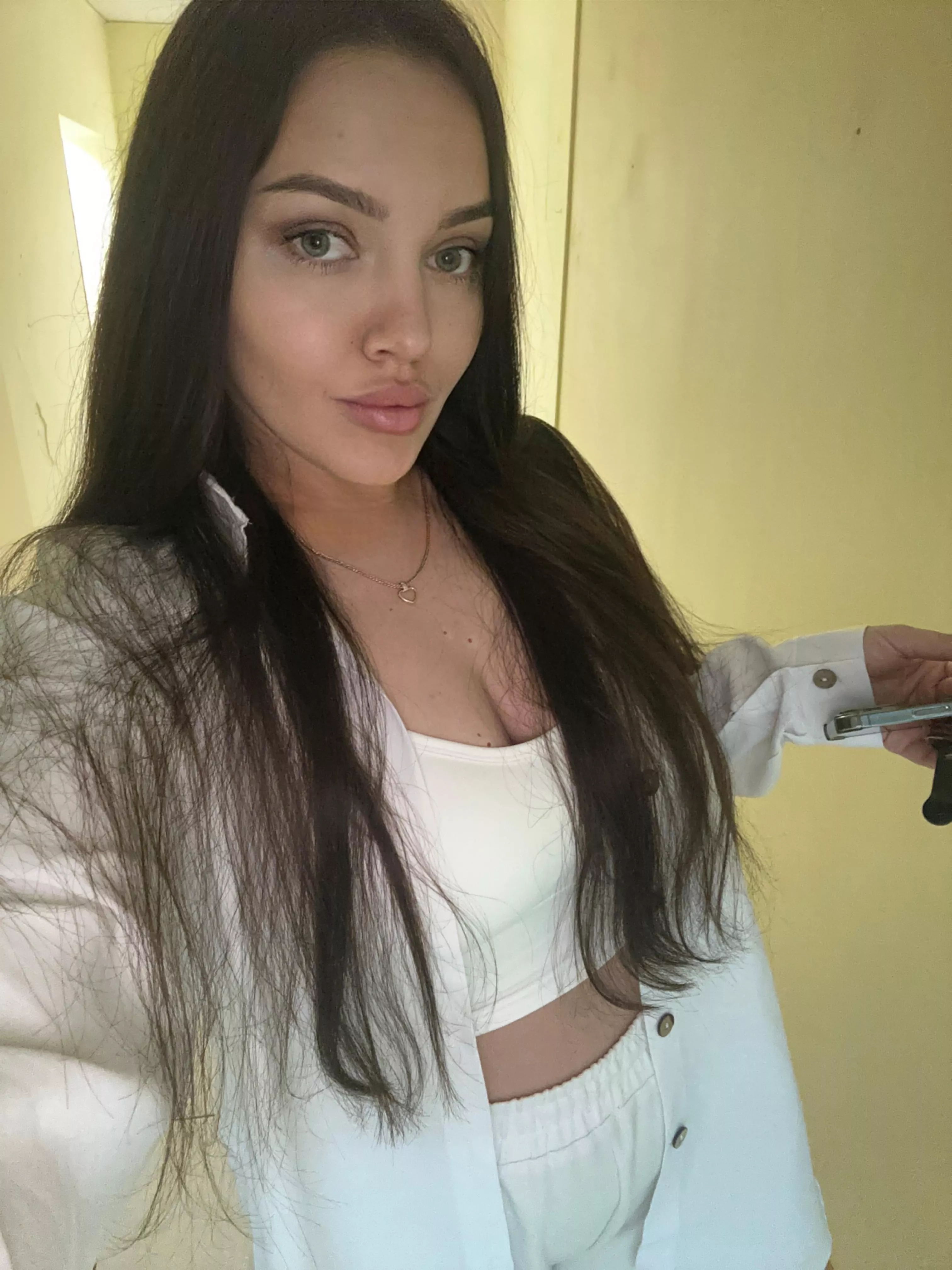 rate my white top)one of my favorite white tops. posted by Fuzzy_Expression_652