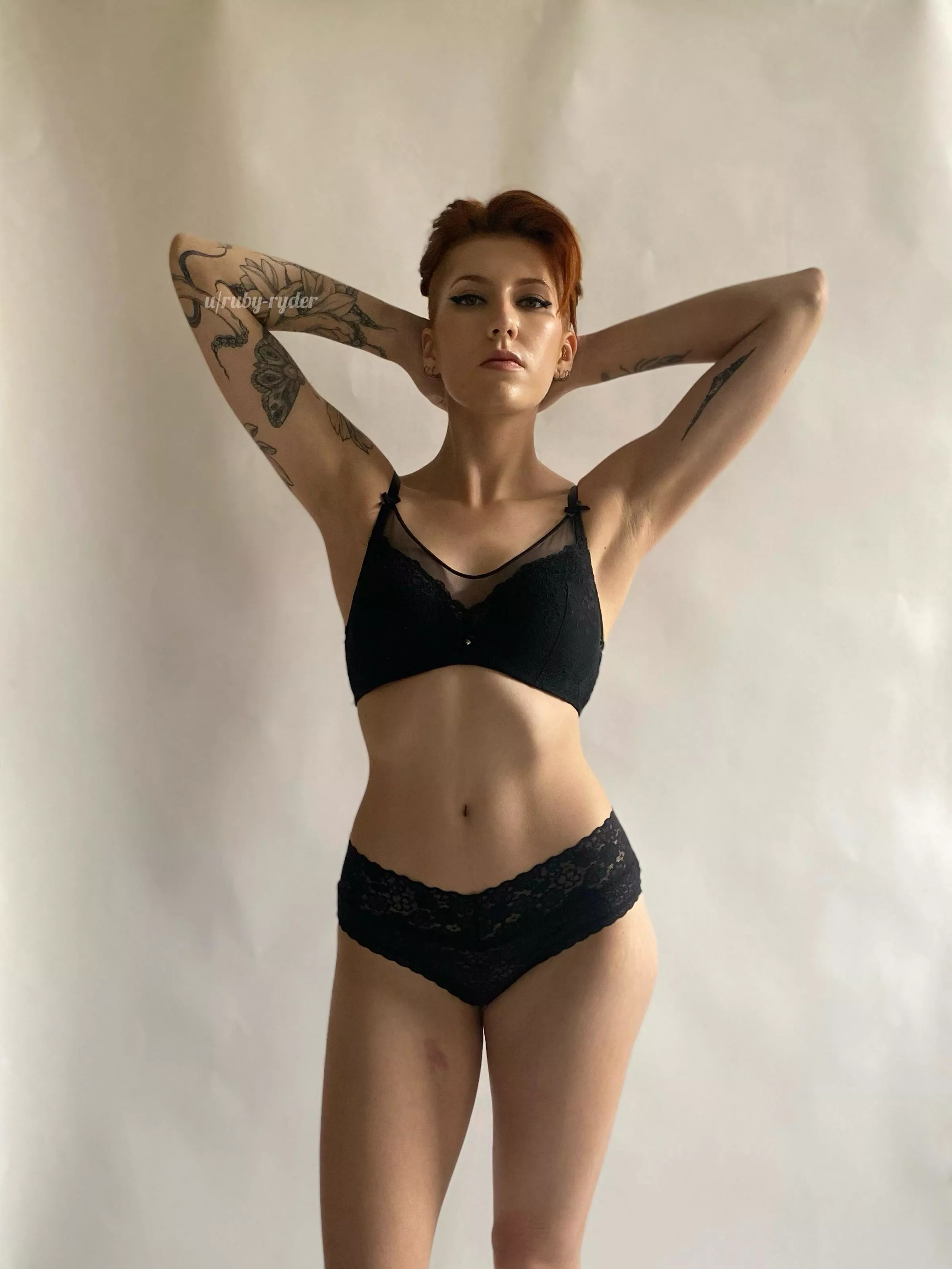 Red hair and tattoos are a pretty fun combo posted by ruby-ryder