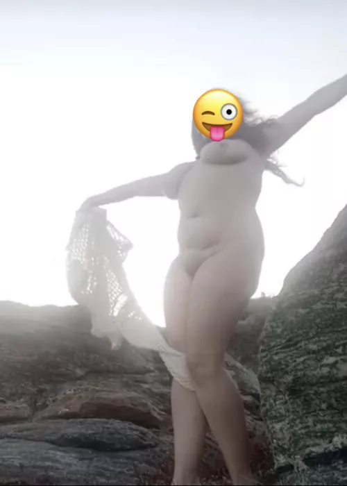 Showing all on windy beach by JessicaRain21