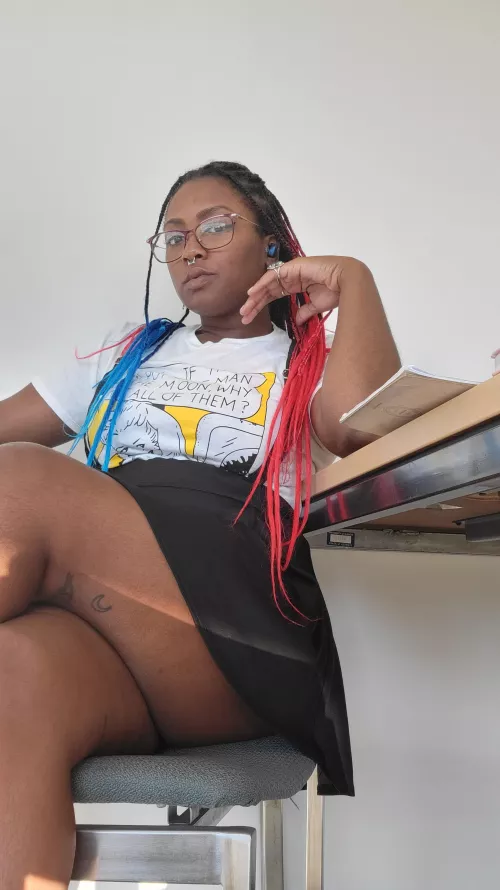 Stop Looking Up My SKirt🤭 by delightfully_gifted