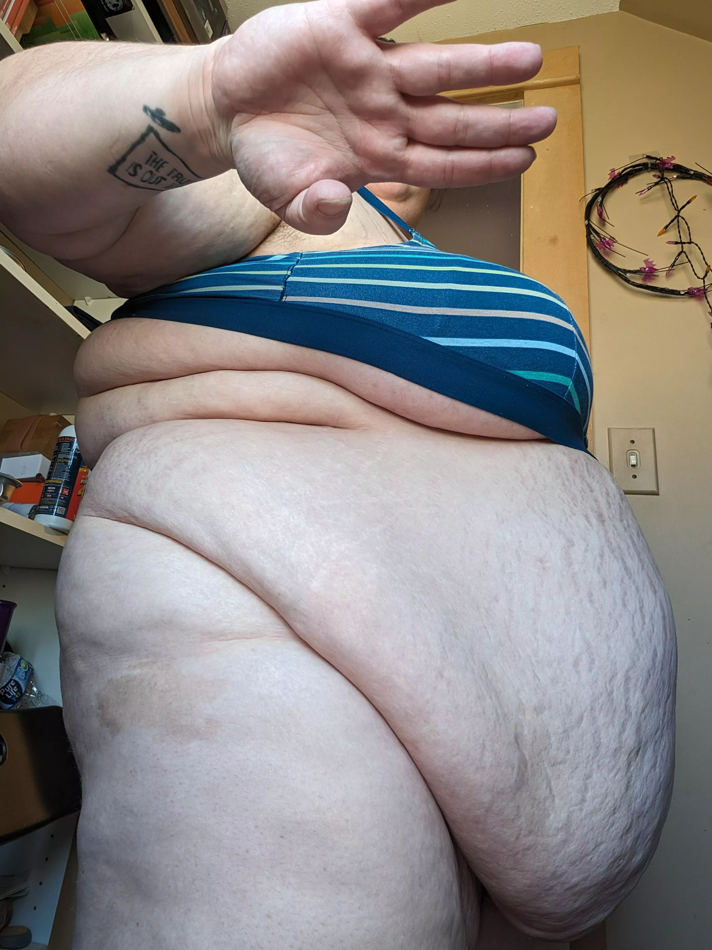 The belly hang is wild posted by QueenJigglyPie