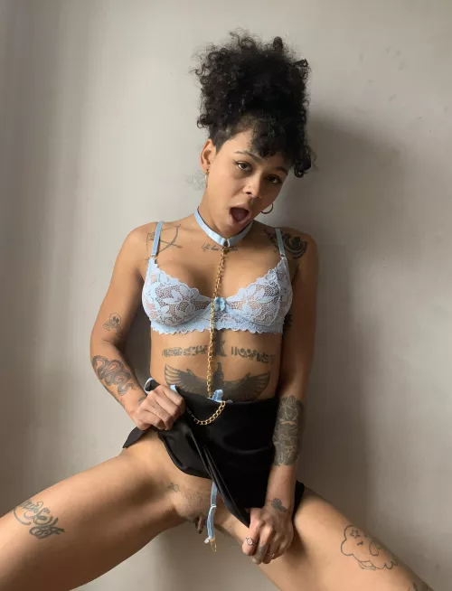 The best surprise for a guy is the lack of panties under his skirt by Aracely_Bullock_