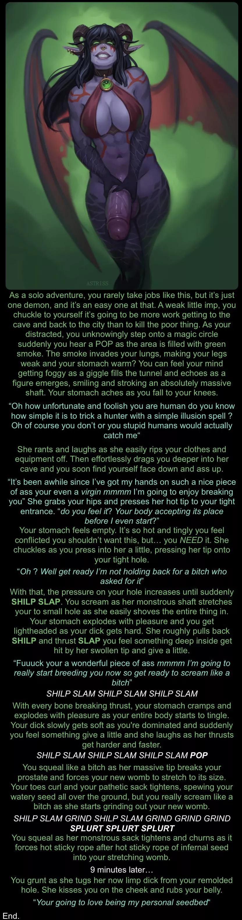 The “Imp” (Artist:Astriss) [noncon] [dubcon] [rough] [impreg] posted by The_EternalVoid