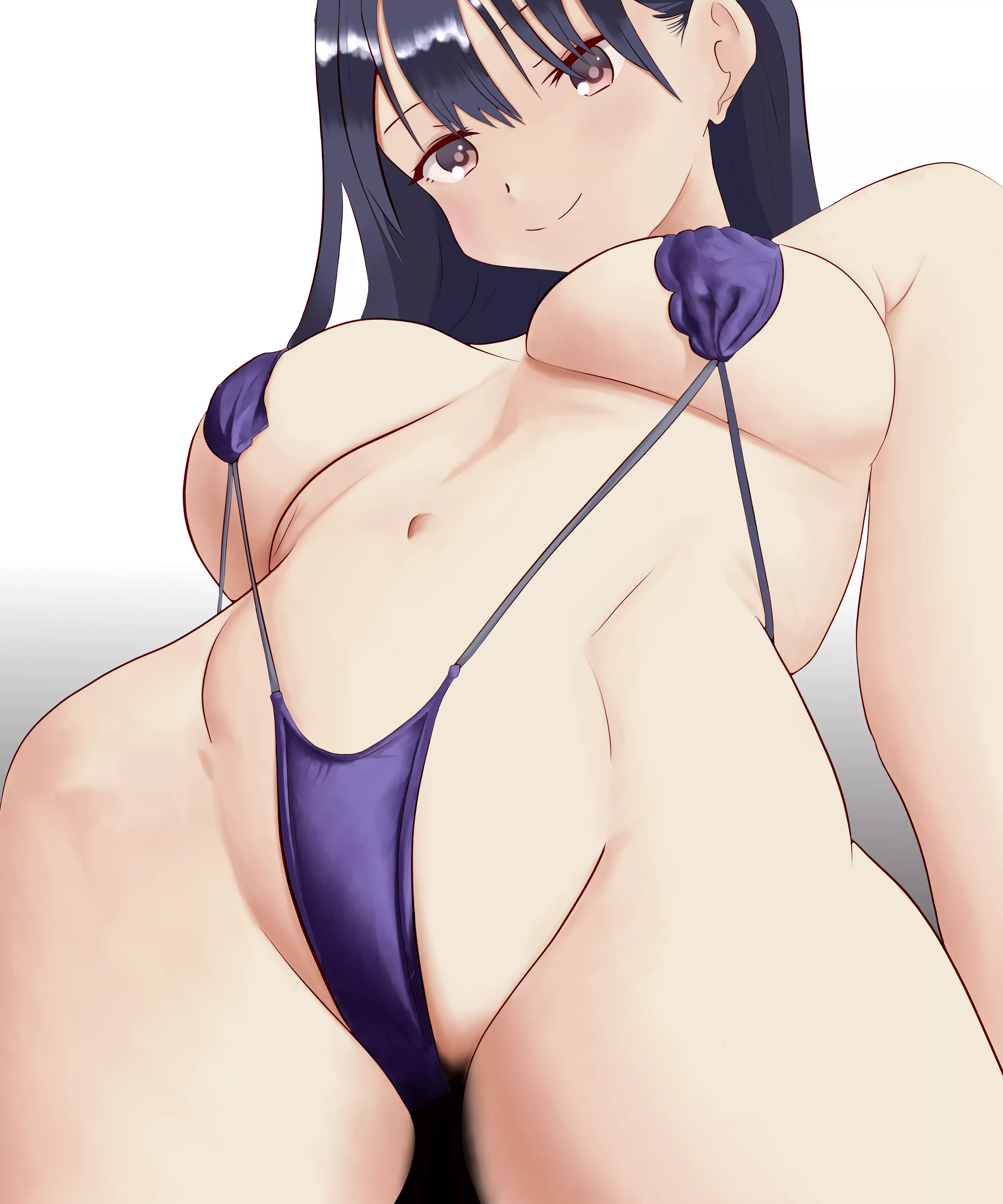 trying out a skimpy swimsuit posted by that_tentacle
