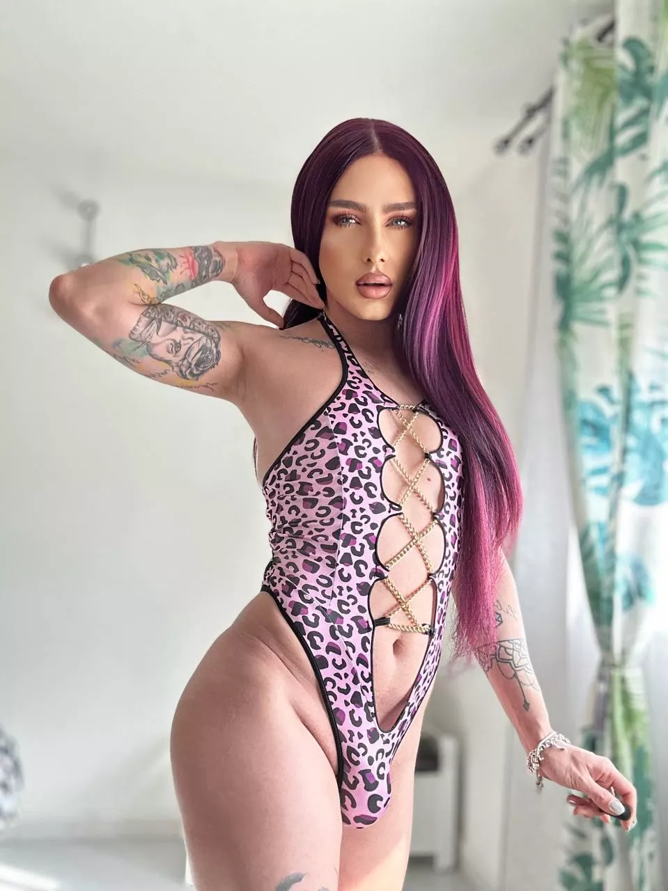 Use your teeth to push my panty on the side and enjoy the hidden surprise inside posted by perfecttransgf