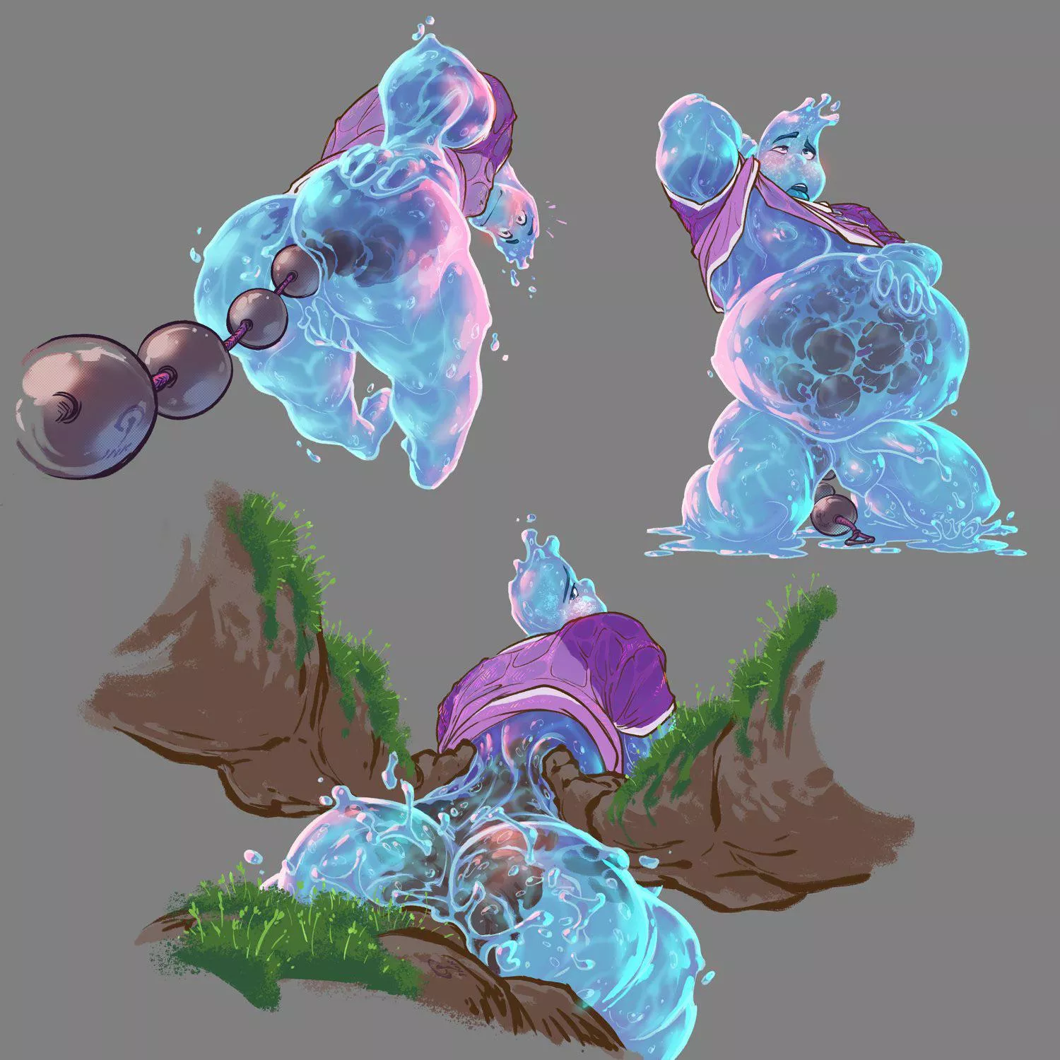 Wade Ripple from Elemental (@twistydr0p) posted by triangulumstardust