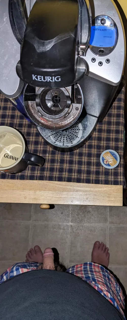 Waiting for the first cup by galaxyeng8899