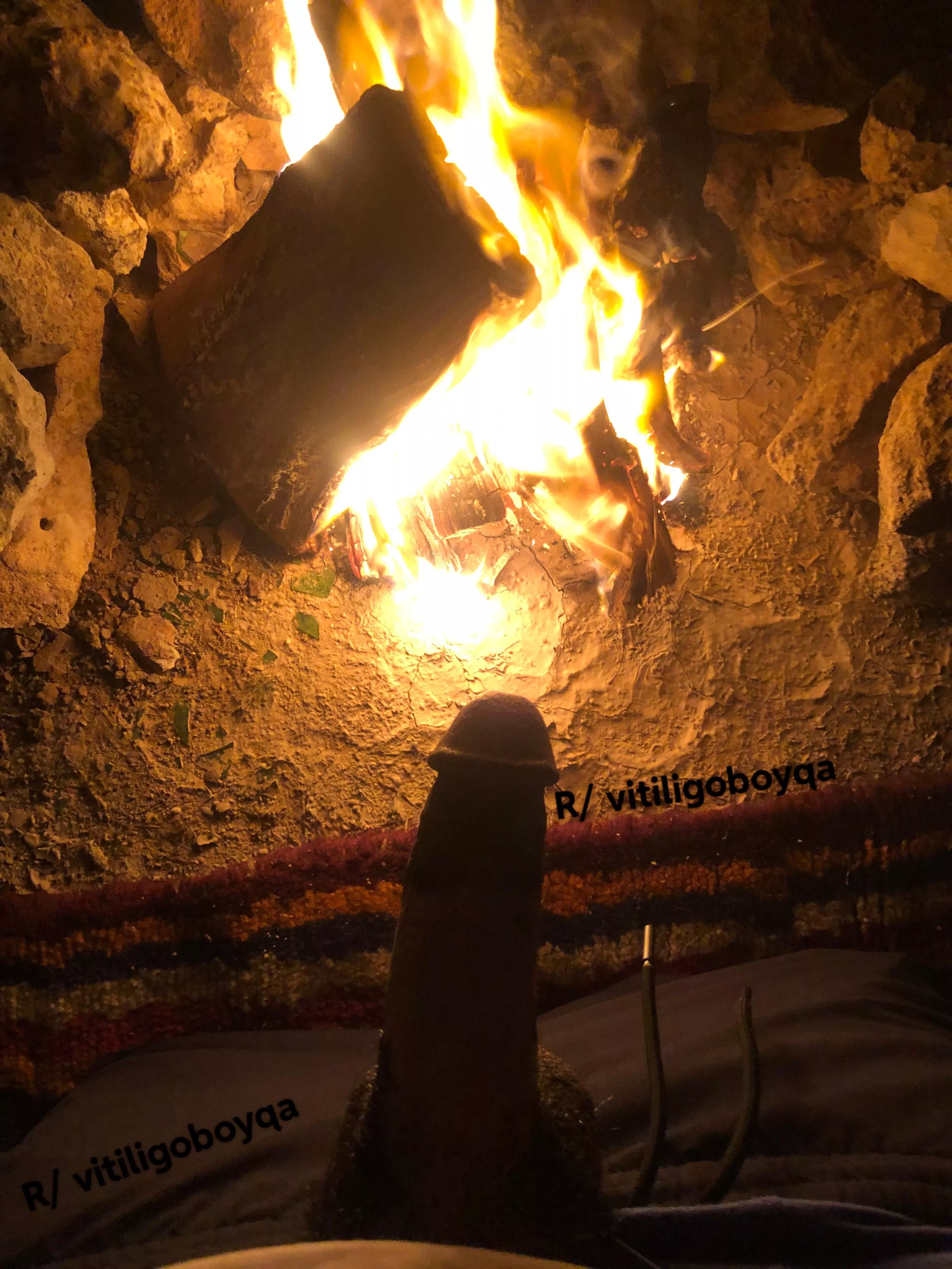 Who wants to go camping with me ? 😈 posted by vitiligoboyqa