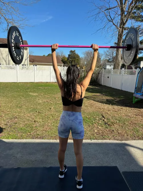 Working on my clean and jerks by xRogueExotic