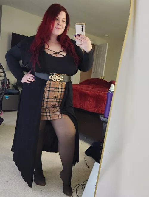 After Work Pic, Classy yet Sassy😉 by CrimsonCurves9