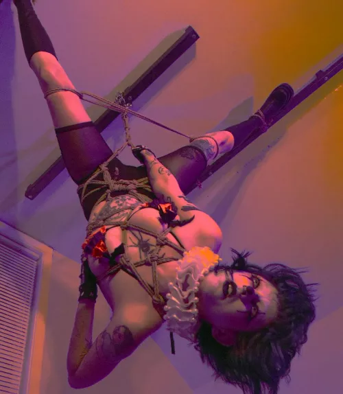 been really enjoying my shibari journey! looking forward to doing more by theomenwasme96