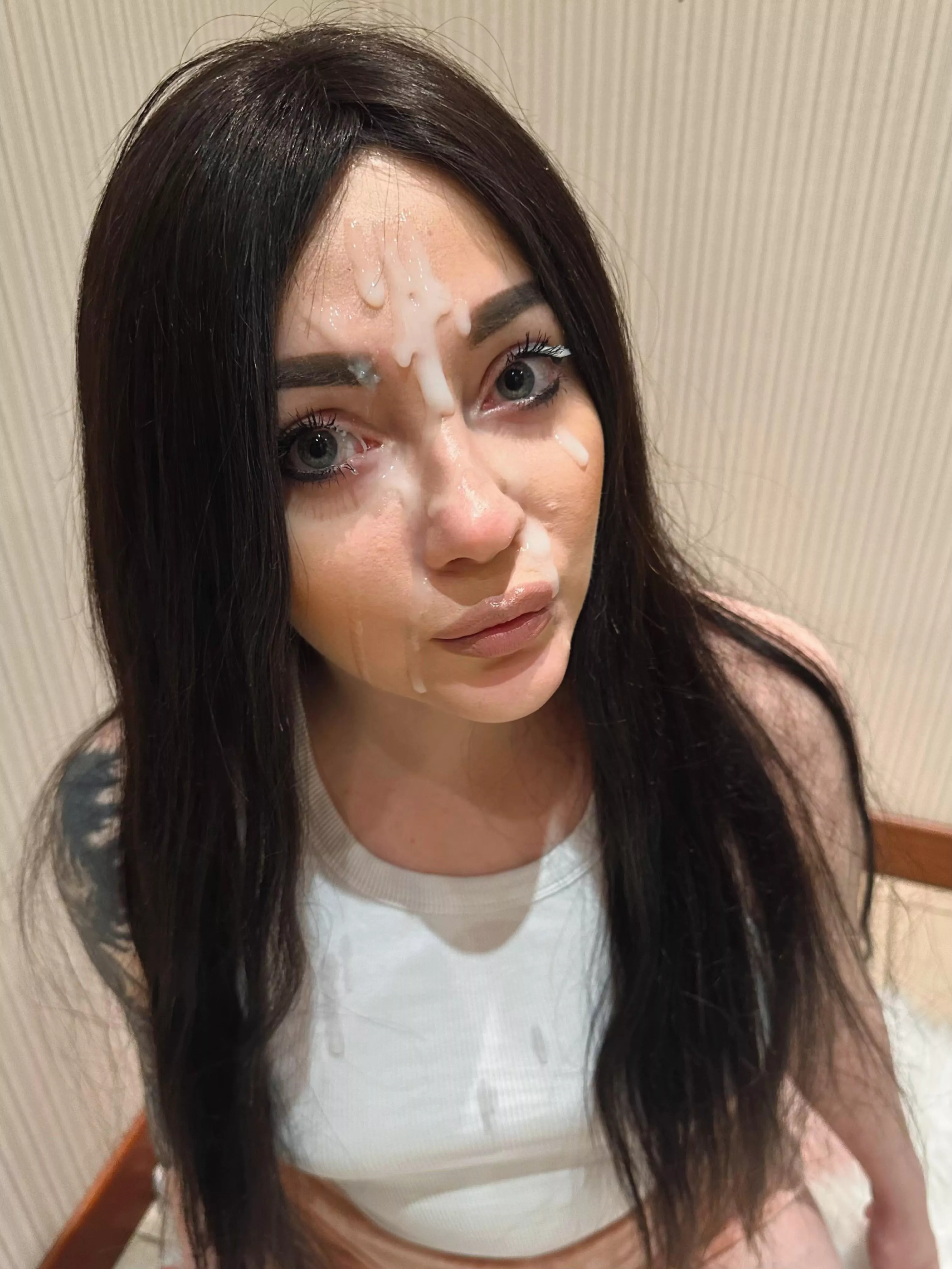 Big facial for cute little girl posted by x_piece_of_me