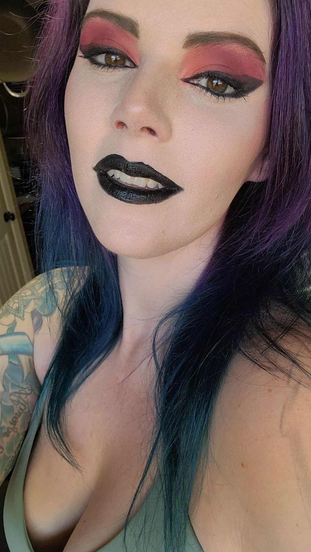 black lipstick is my bestie posted by gothbabe2024