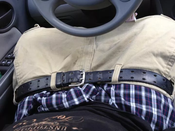 DAE like to sit like this while driving? posted by Signal-Pension-1311