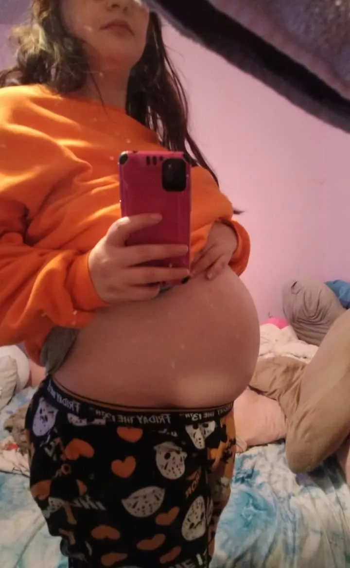 Don't feel very attractive anymore. I just feel big. posted by Moonbabe1997