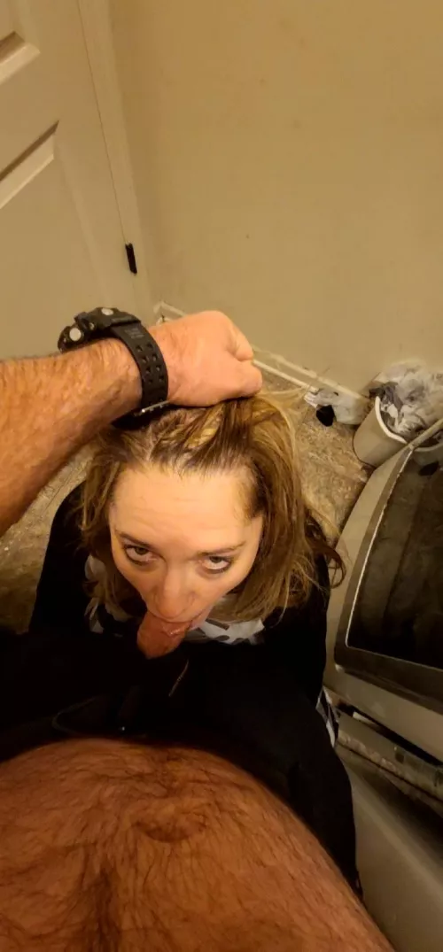 Had to get my face fucked before work this morning 😜 by Gracie_Lays